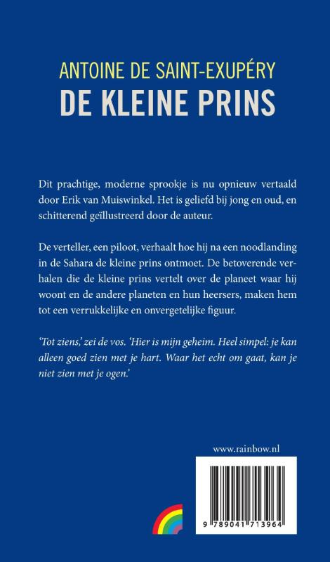 De kleine prins achterkant