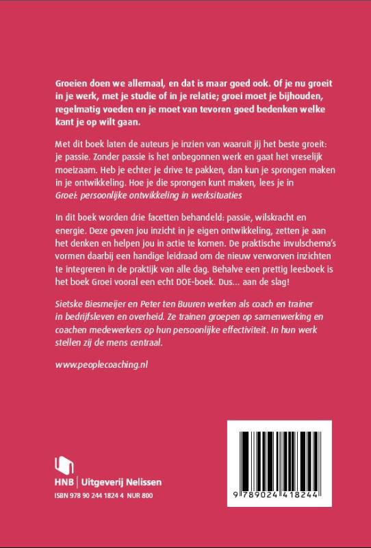 Groei / PM-reeks achterkant