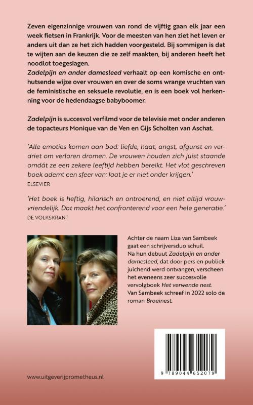 Zadelpijn en ander damesleed achterkant