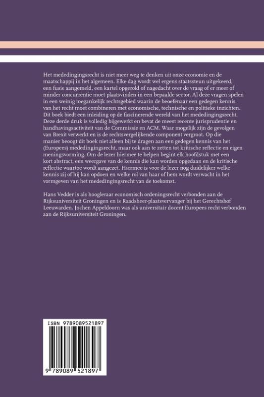Mededingingsrecht achterkant