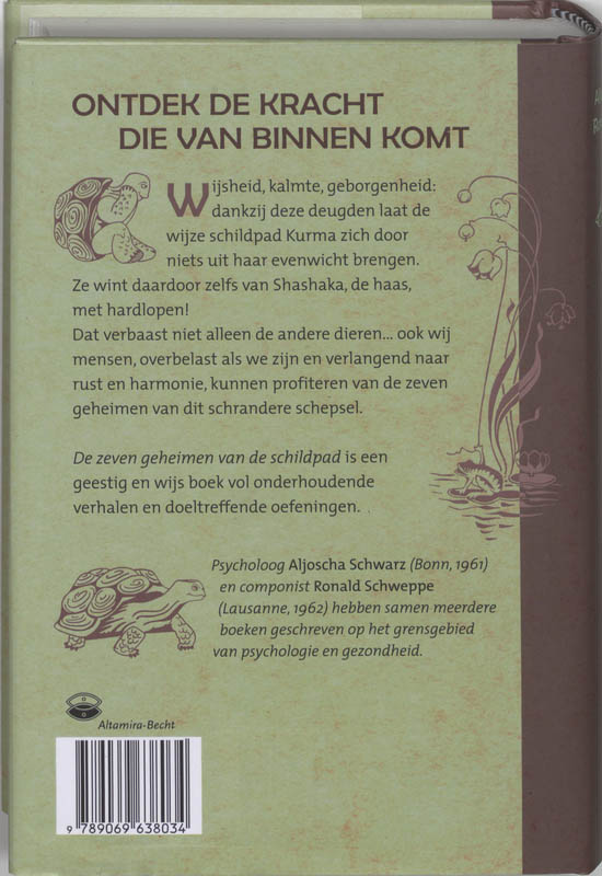 De 7 geheimen van de schildpad achterkant