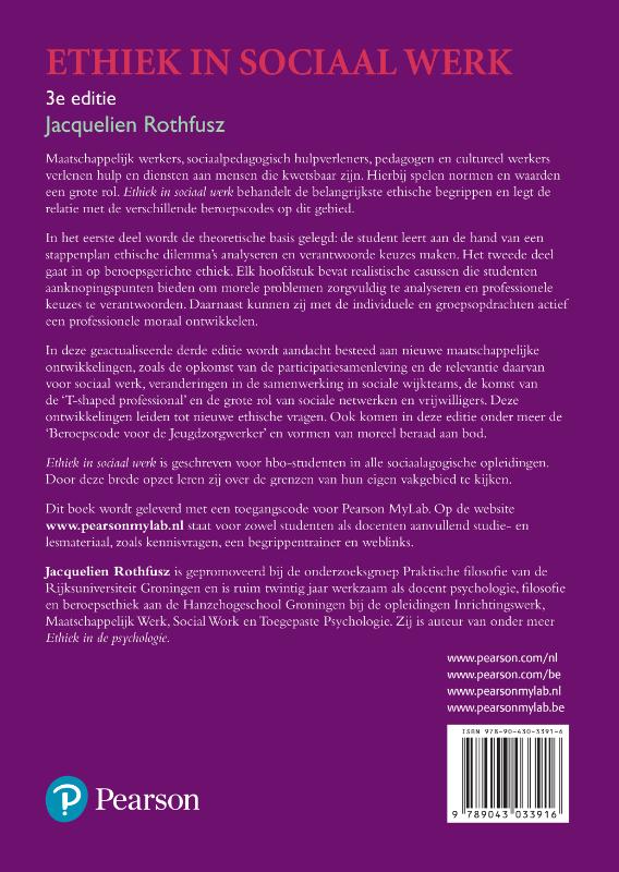Ethiek in sociaal werk achterkant