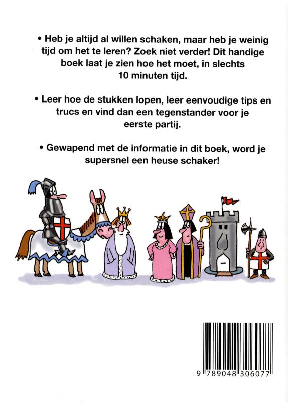 Leer schaken in 10 minuten achterkant