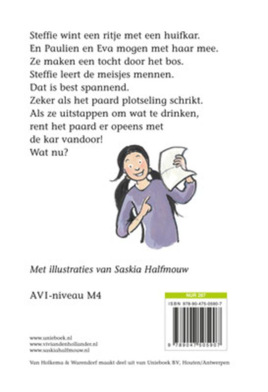 De Roskam Op Pad Met De Huifkar achterkant