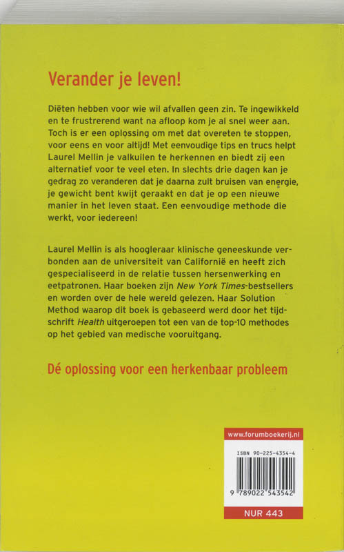 De Oplossing achterkant