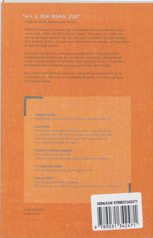 Jij mag niet lief zijn achterkant