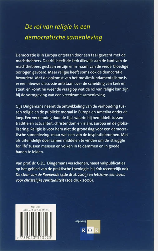 In Vredesnaam achterkant