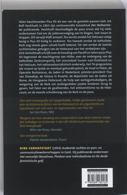 Pius Xii En De Vernietiging Van De Joden achterkant