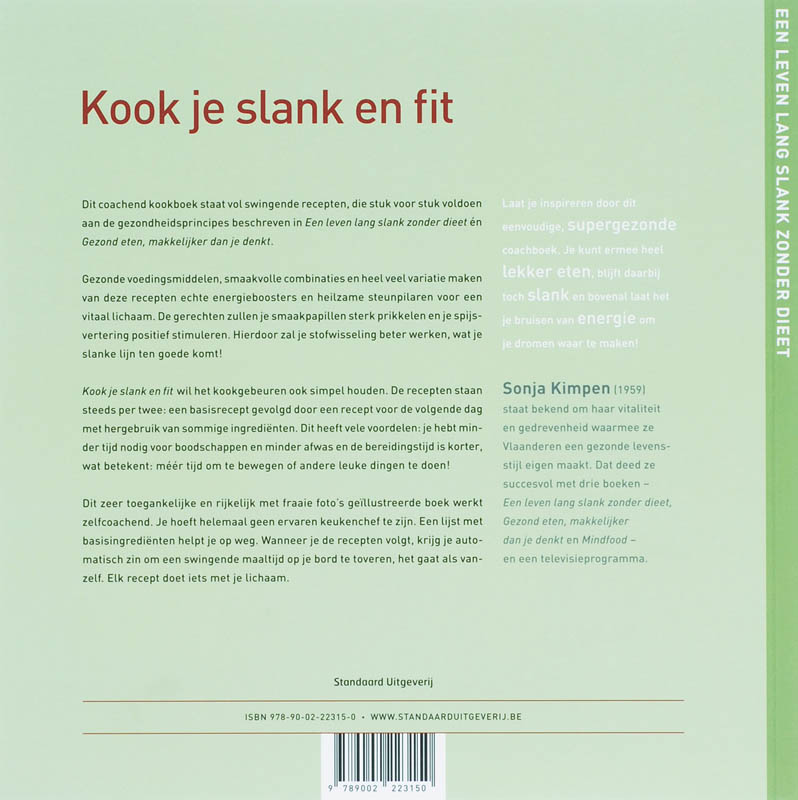 Kook je slank en fit achterkant