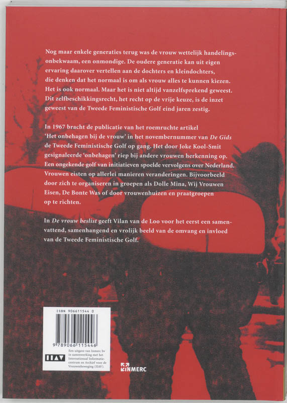 De Vrouw Beslist achterkant