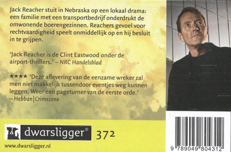 Tegenspel / Jack Reacher achterkant