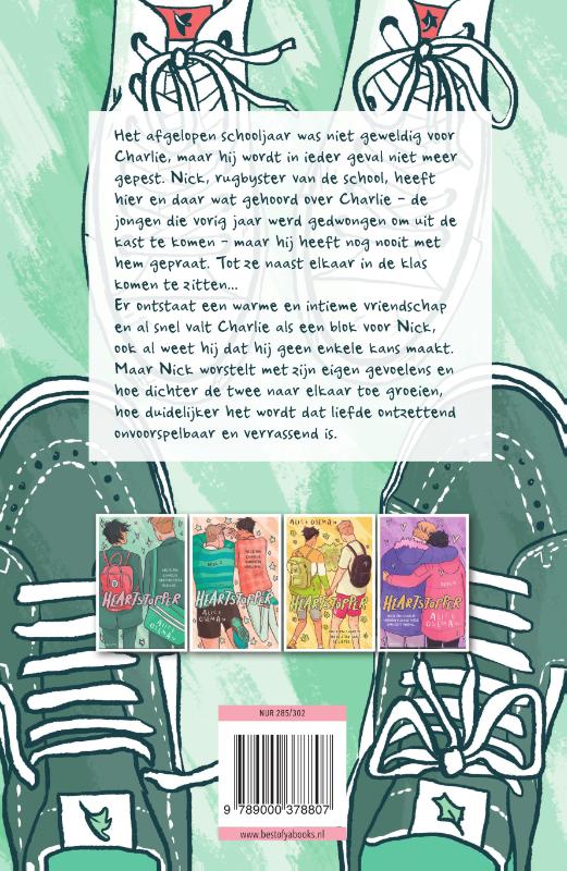 Nick en Charlie ontmoeten elkaar… / Heartstopper / 1 achterkant