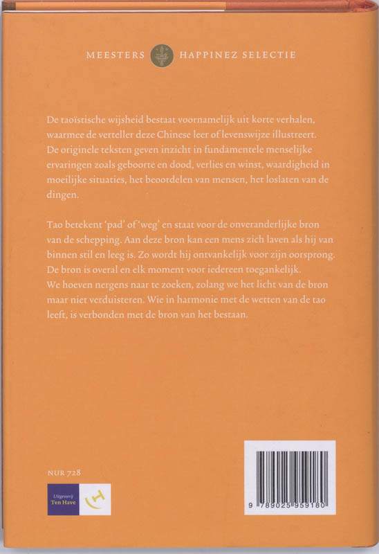 De mooiste wijze teksten uit de Tao achterkant