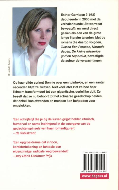 Superduif achterkant