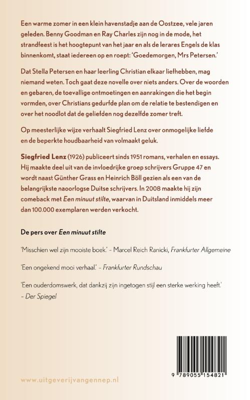 Een minuut stilte achterkant