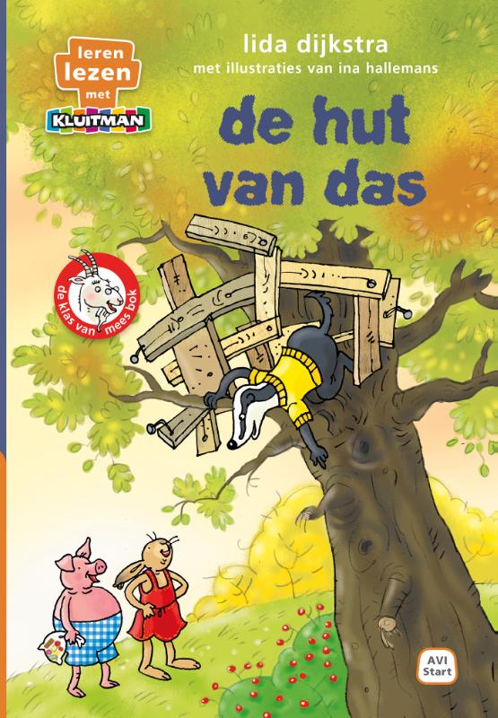Leren lezen met Kluitman  -   De hut van das