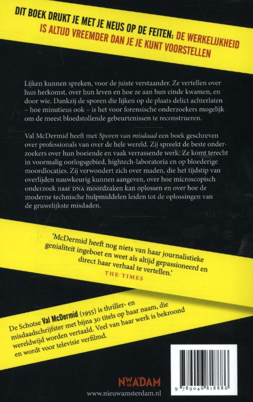 Sporen van misdaad. Over forensisch onderzoek achterkant