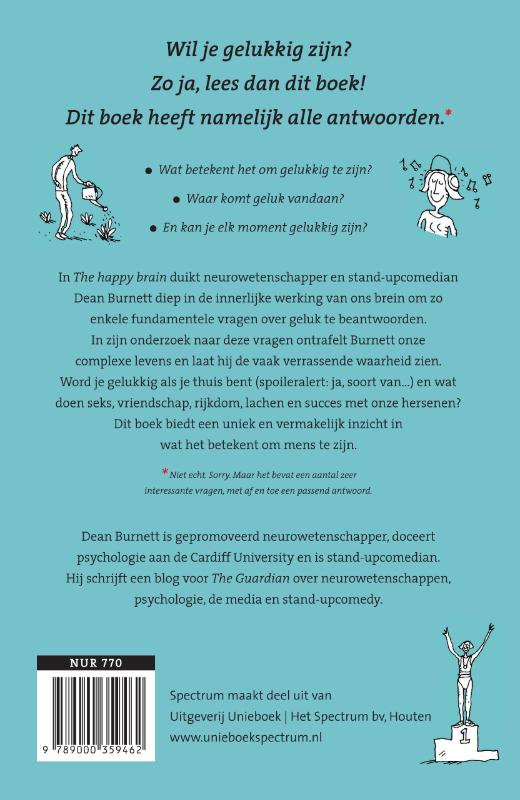 The happy brain achterkant
