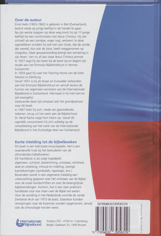 Korte inleiding tot de bijbelboeken achterkant