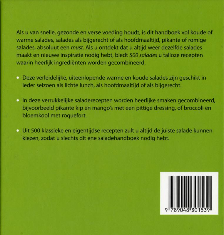 500 salades achterkant