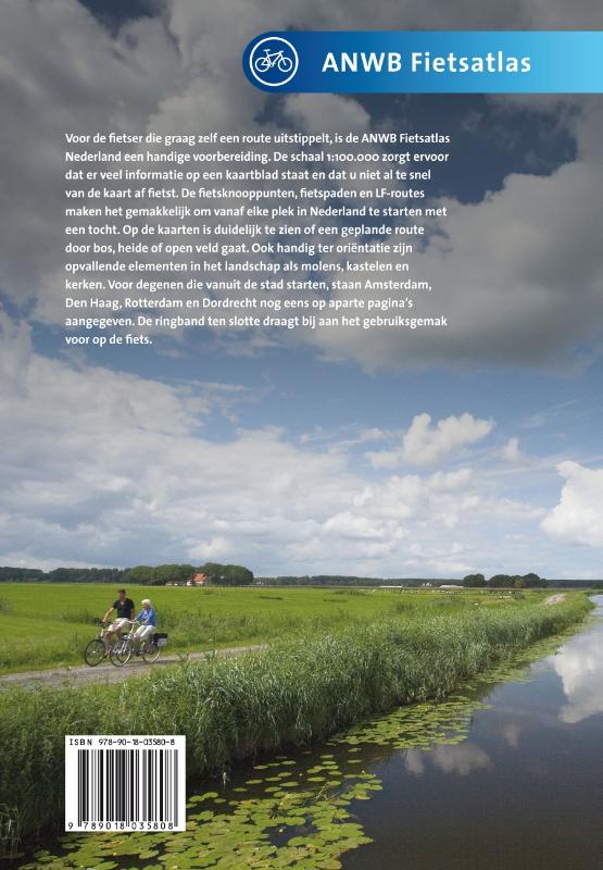 Nederland 2012 / ANWB fietsgids achterkant