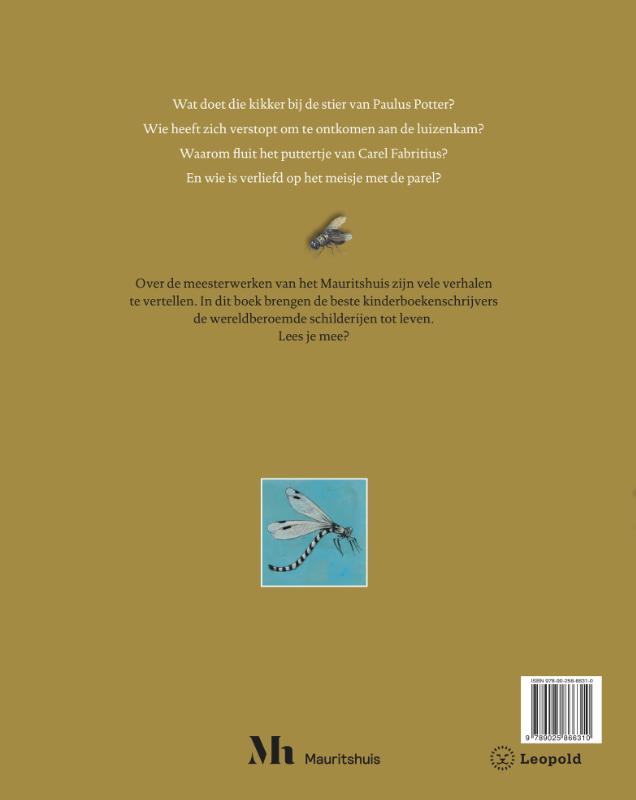 Het meisje met de parel achterkant