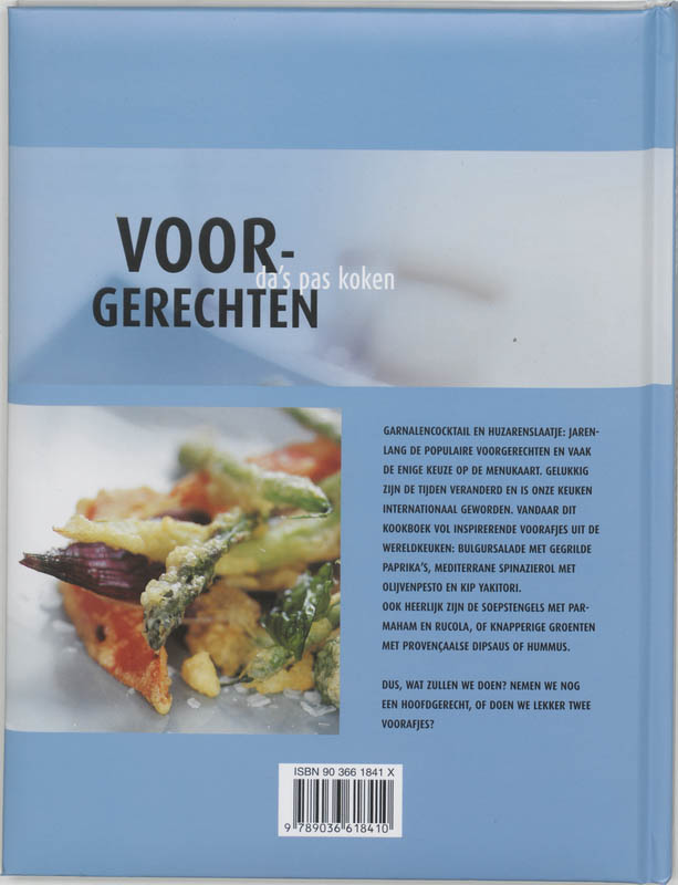 Voorgerechten / Da's pas koken achterkant