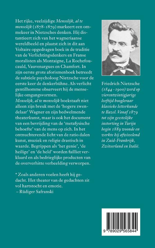 Menselijk , al te menselijk / Nietzsche-bibliotheek achterkant