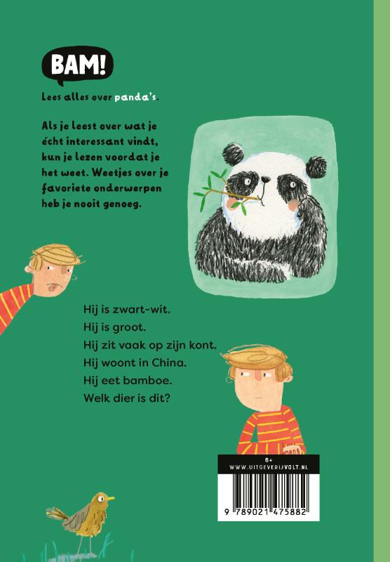 BAM! Ik lees 2 - BAM! Ik lees: Een boek over panda’s (maar niet alleen) achterkant