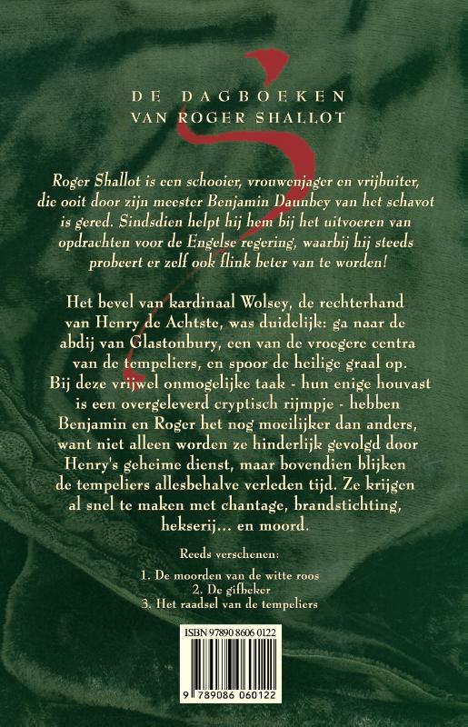 Het raadsel van de tempeliers / De dagboeken van Roger Shallot / 3 achterkant