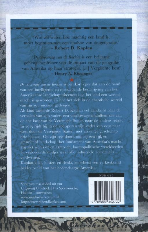 De verovering van de Rockies achterkant