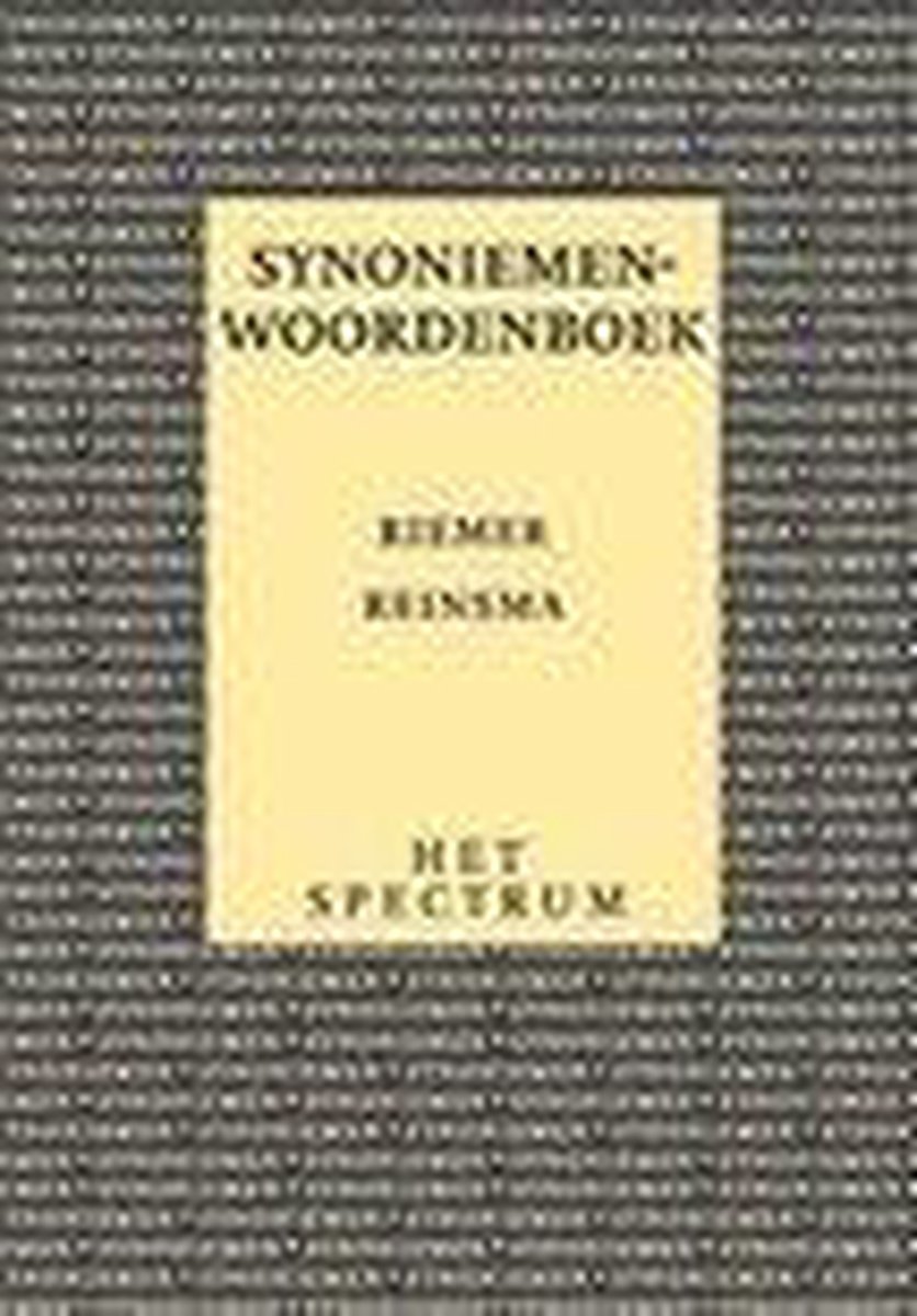 SYNONIEMENWOORDENBOEK