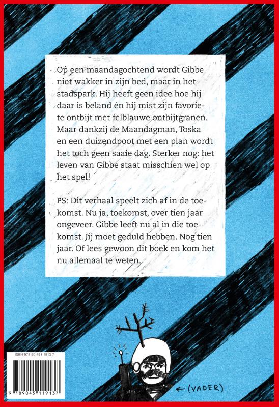 Gibbe en de Maandagman achterkant