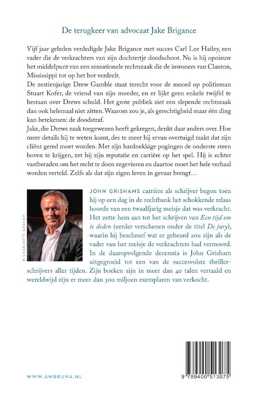 Een tijd voor genade achterkant