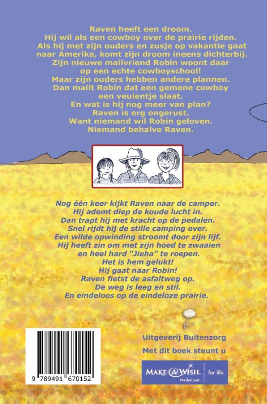 Cowboys en slasaus achterkant