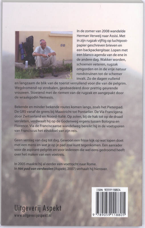 Een reis is nooit gelopen achterkant