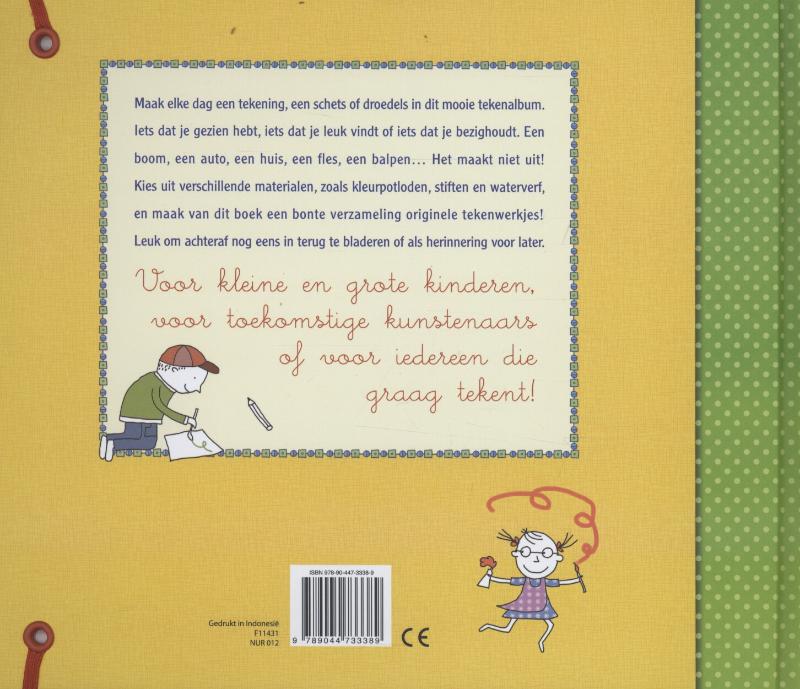 Mijn groot tekenboek achterkant