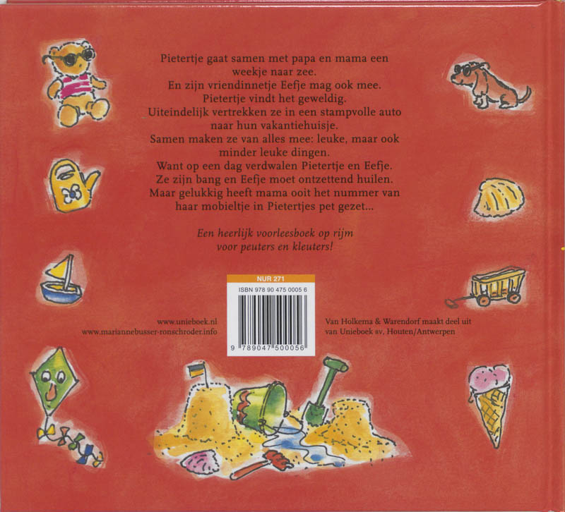 Vakantie Met Pietertje Pet achterkant