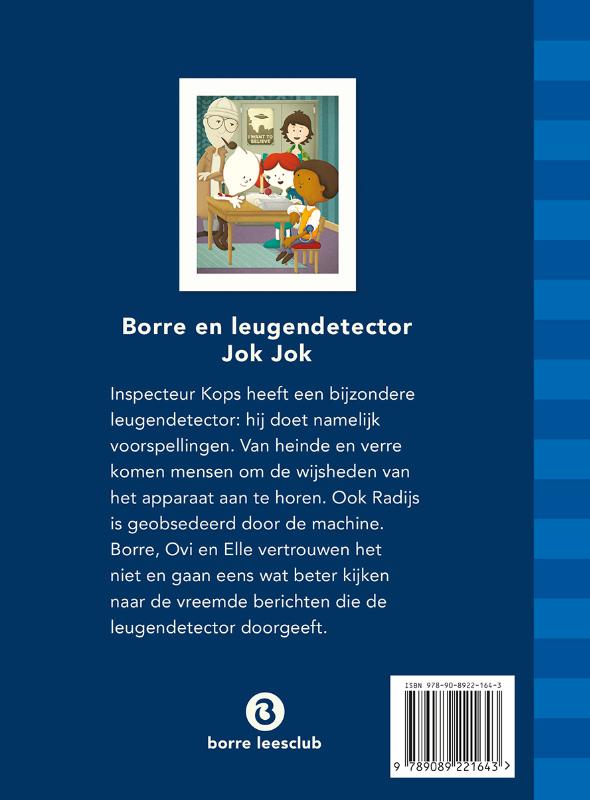 Borre en leugendetector Jok Jok / Groep 6 februari / De Gestreepte Boekjes achterkant