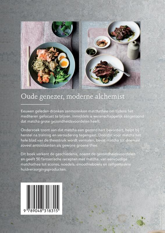 Het matcha kookboek achterkant
