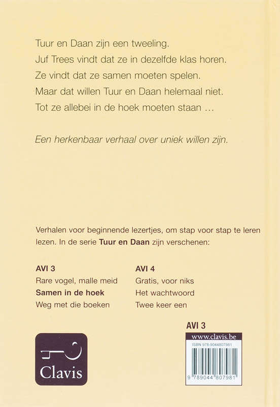 Samen In De Hoek achterkant