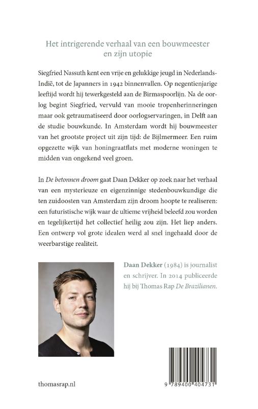 De betonnen droom achterkant