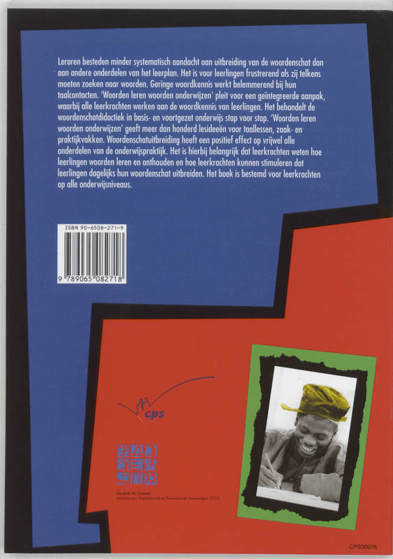 Woorden Leren, Woorden Onderwijzen achterkant