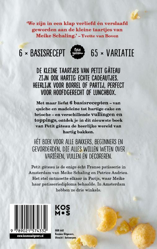 Kleine hartige taartjes achterkant