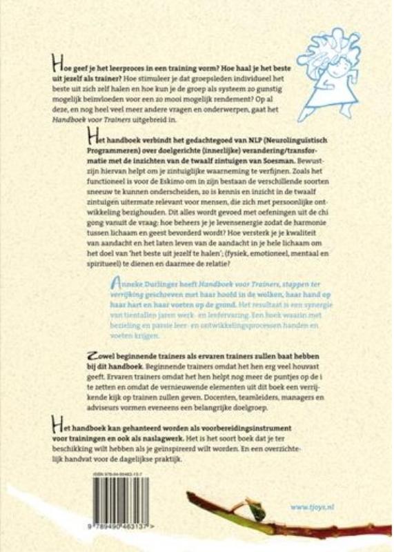 Handboek voor trainers achterkant