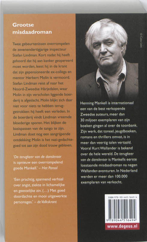 De terugkeer van de dansleraar achterkant