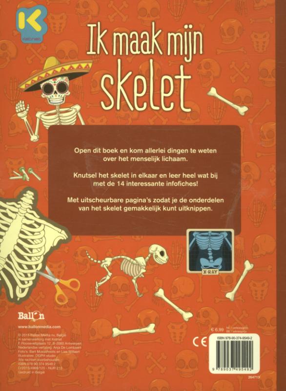 Ik maak mijn skelet achterkant