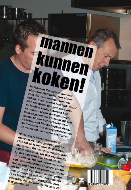 Mannen kunnen koken! achterkant