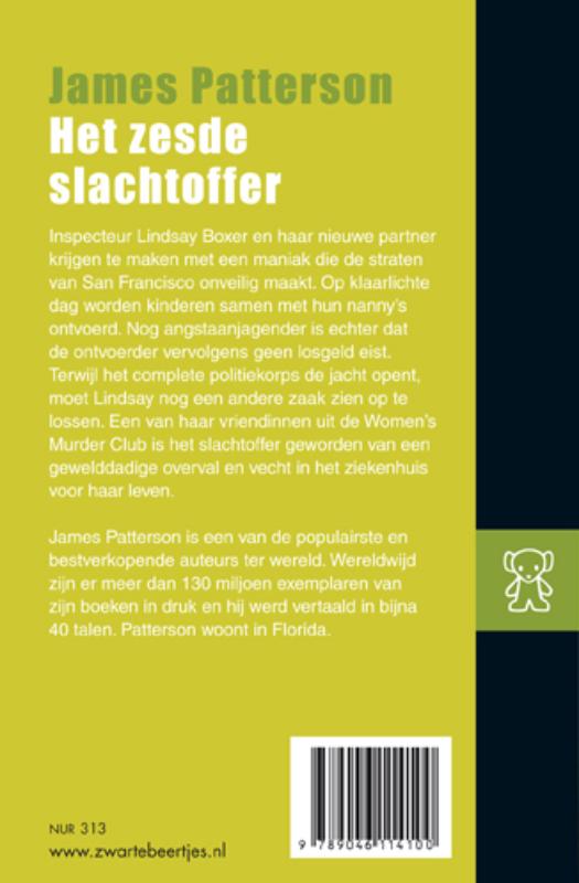 Het zesde slachtoffer achterkant