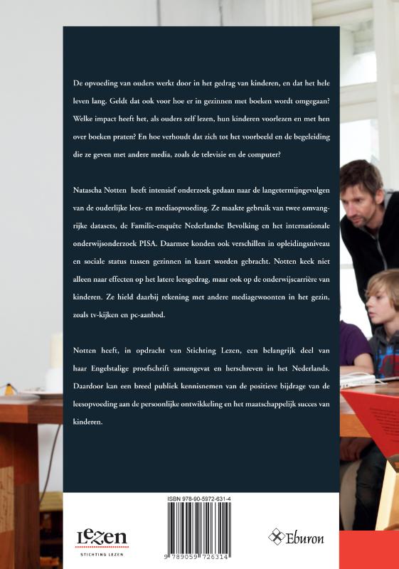 Stichting lezen reeks 21 - Over ouders en leesopvoeding achterkant